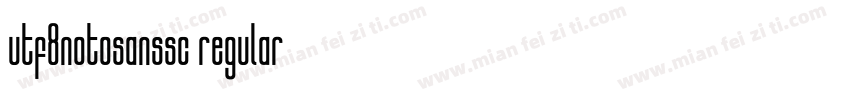 utf8notosanssc regular字体转换
